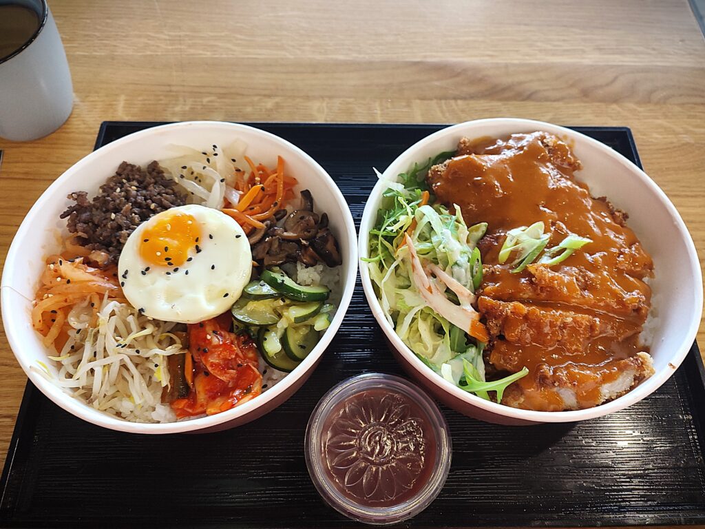 Bibimbap a Tonkatsu deopbab